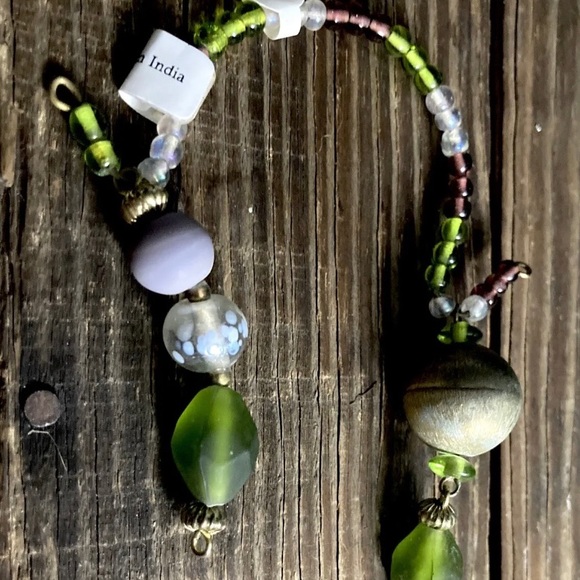 Katherine's Collection Glass Beaded Tassel Christmas Ornament Decorations x8 - Picture 7 of 10